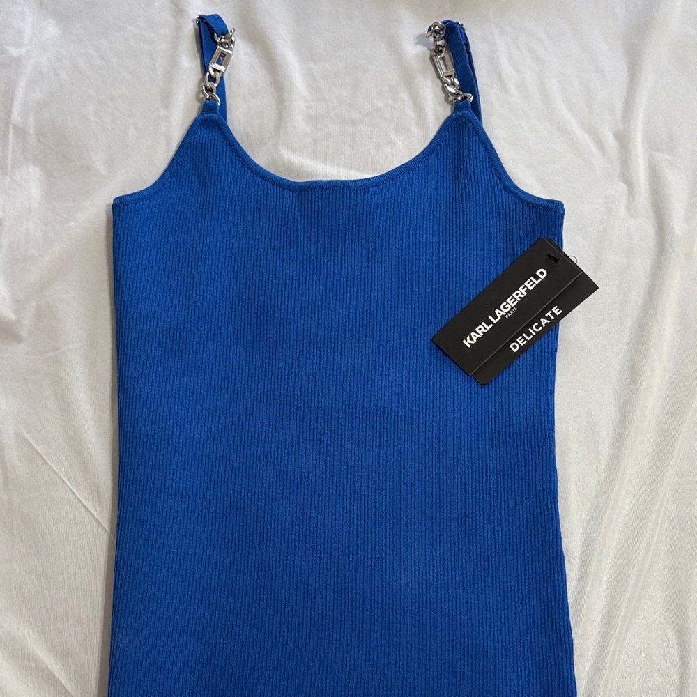 Karl Lagerfeld Vibrant Blue Camisole